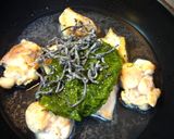 鶏もも肉のめかぶ煮作り方3写真