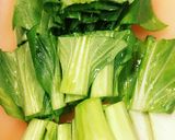 チンゲン菜ただそれだけ。作り方1写真