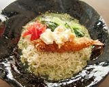 夏!エビフライの冷やし塩ラーメンランチ♪作り方3写真