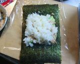 長方形ののりで！ツナマヨおにぎらず作り方4写真