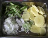 グリーンアスパラのビシソワーズ　みんと風作り方1写真