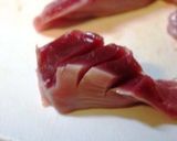 砂肝と豆のトマト煮　ココナッツオイルで作り方1写真