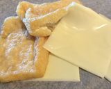 簡単おつまみ油揚げのとろとろチーズはさみ作り方2写真