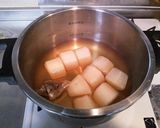 でこん汁(大根)の柚子胡椒餡☆【圧力鍋】作り方4写真