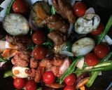 *菜食*ベジ甘酢あんかけ作り方6写真