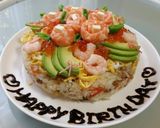 ちらし寿司ケーキ作り方4写真