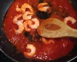 海老のトマトクリームパスタ作り方3写真