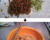 残り物活用☆金平ゴボウの玉子焼き！作り方1写真