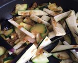 ナスとズッキーニのトマトチーズカレー作り方2写真