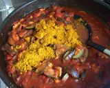 ナスとズッキーニのトマトチーズカレー作り方5写真