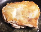 パリパリ、鶏もも肉のマスタードソース作り方3写真