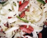 簡単！豚バラのっけもり焼きそば作り方5写真