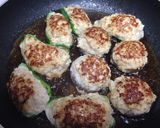 ピーマンと椎茸の肉詰め♪作り方2写真