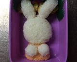 キャラ弁ミッフィ作り方1写真