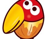 キャラ弁キョロちゃん作り方1写真