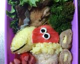 キャラ弁キョロちゃん作り方5写真