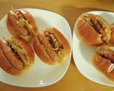 ホットドッグ☆カレー味のキャベツで作り方4写真