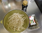 簡単おつまみ☆もやしの高菜和え作り方1写真