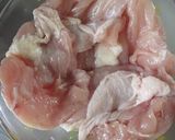 胸肉のマヨ胡麻ソースサラダ作り方1写真