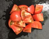 アンチョビトマトの冷製パスタ作り方1写真