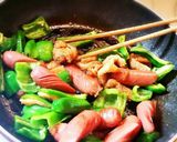 油揚げ入りウィンナーとピーマンの甘辛炒め作り方4写真