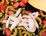 豆腐がなくて☆フグのゴーヤチャンプルー作り方5写真