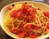 アンチョビトマトの冷製パスタ作り方6写真
