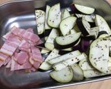 なすのバジルソース炒め作り方1写真