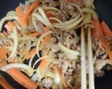 小松菜と豚肉のピリ辛オイスターソース炒め作り方8写真