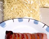 ピリッと旨辛【焼き豚ソース焼きそば】作り方1写真