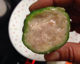 簡単、ピーマン丸ごとの肉詰め作り方4写真