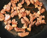 パクチーとラム肉！うま～豚丼のタレで！作り方3写真