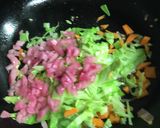 チャーハン(紫玉ねぎの甘酢漬け入りです)作り方5写真