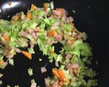 チャーハン(紫玉ねぎの甘酢漬け入りです)作り方6写真