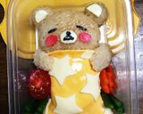 リラックマ寝てるキャラ弁作り方5写真