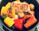 ダッチオーブンですだち鶏のローストチキン作り方6写真