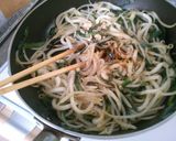 ランチ♪もやしとニラのオイスター焼うどん作り方4写真