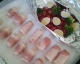 一度に二品、大根巻き巻きとトマトチーズ作り方1写真