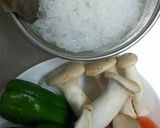 沙茶醤エリンギ白滝炒め(o^O^o)作り方1写真