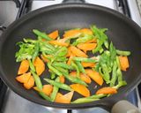さつま芋と野菜炒めのホットサラダ作り方2写真