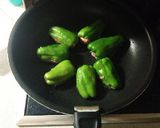 チーズとろとろ♪彩りピーマンの肉詰め♪作り方7写真