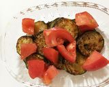 ズッキーニ&トマト&チーズ焼き作り方3写真