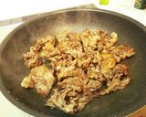 *牛肉と豆腐のにんにく照り焼き*作り方3写真