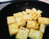 *牛肉と豆腐のにんにく照り焼き*作り方4写真