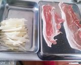 豚肉のセロリ巻き作り方1写真