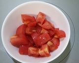 まろやか胡麻ドレの✾トマトサラダ作り方2写真