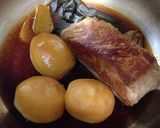 圧力鍋で☆豚もも肉と新じゃがの黒酢煮作り方3写真