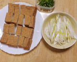 さば缶と厚揚げの卵とじ作り方1写真