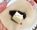 クリームチーズと好みのジャムで揚げ餃子作り方2写真