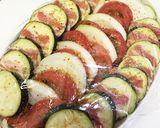 簡単♪レンジとグリルで野菜の重ね焼き作り方5写真